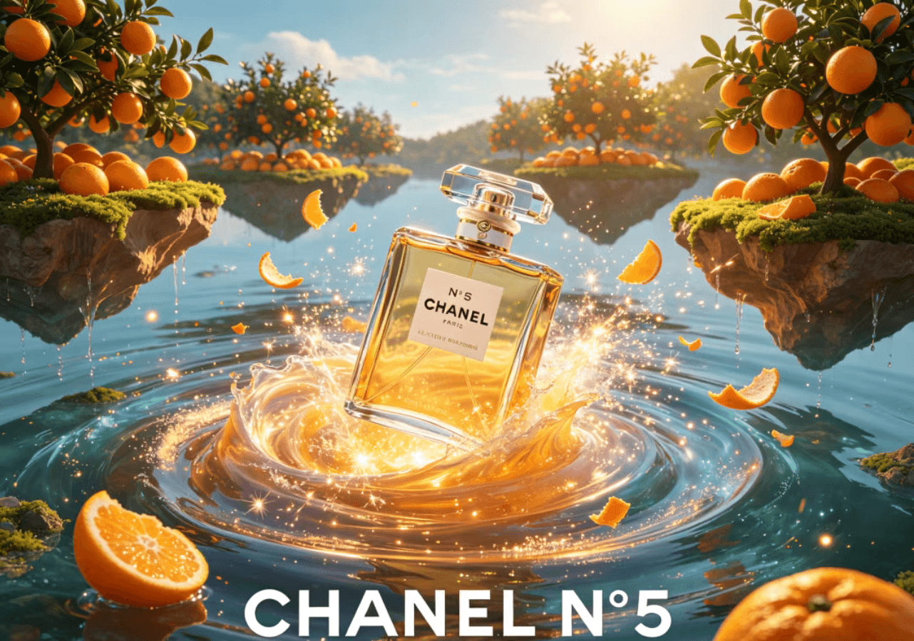 CHANEL N°5 luxury poster, GPT Image 1.5