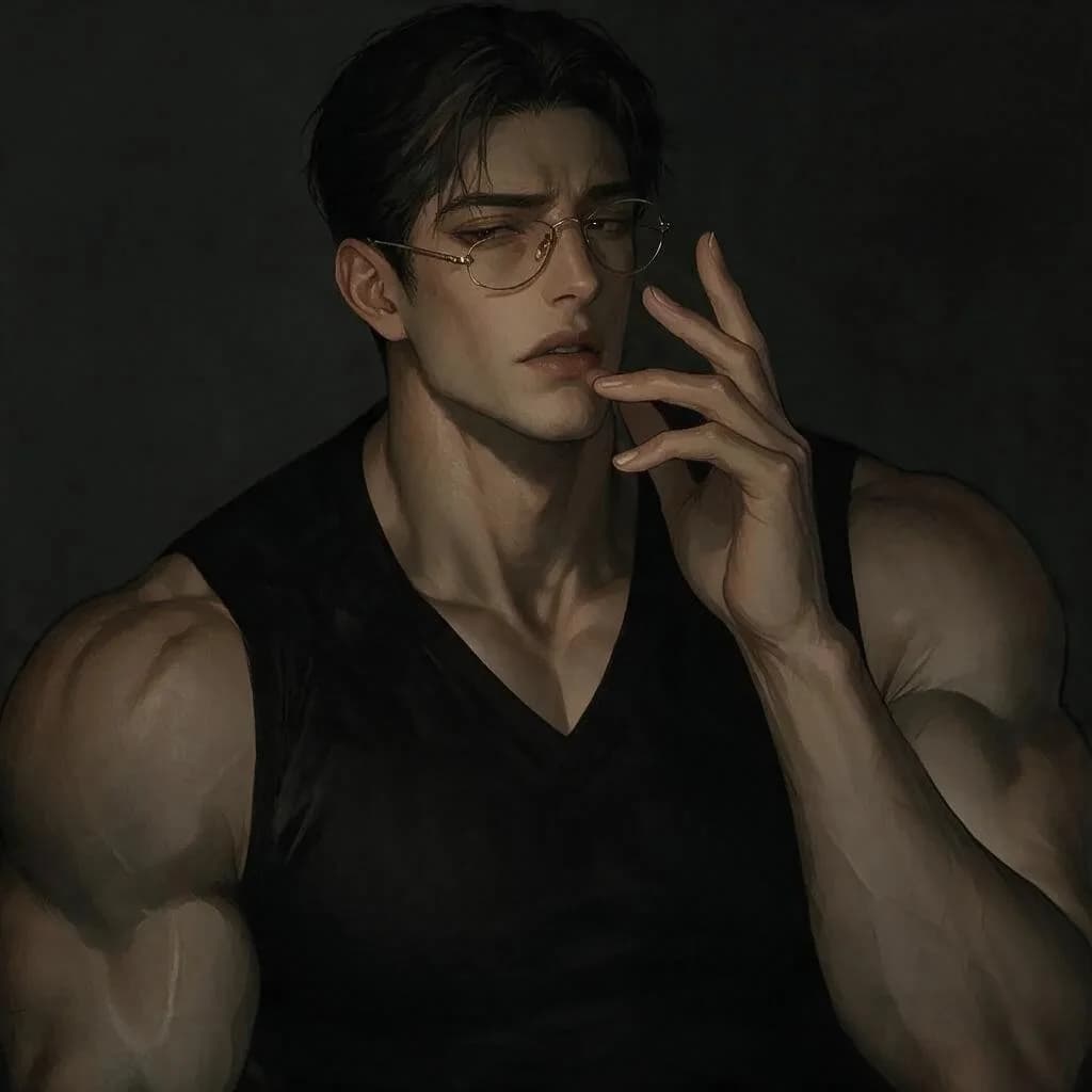 Adult male anime character illustration example for the Pony V6 model