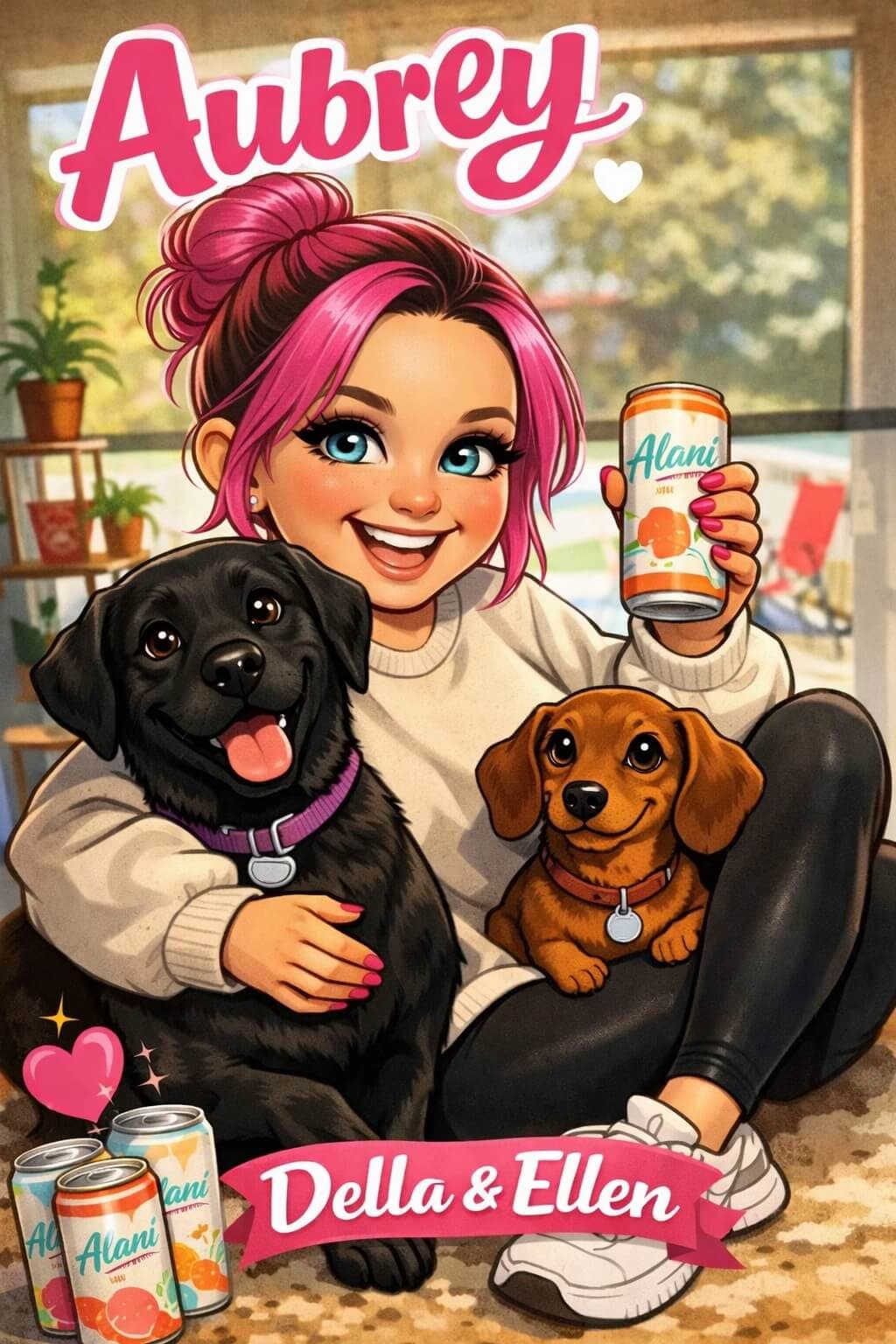 AI caricature example 2 - Creative artistic caricature