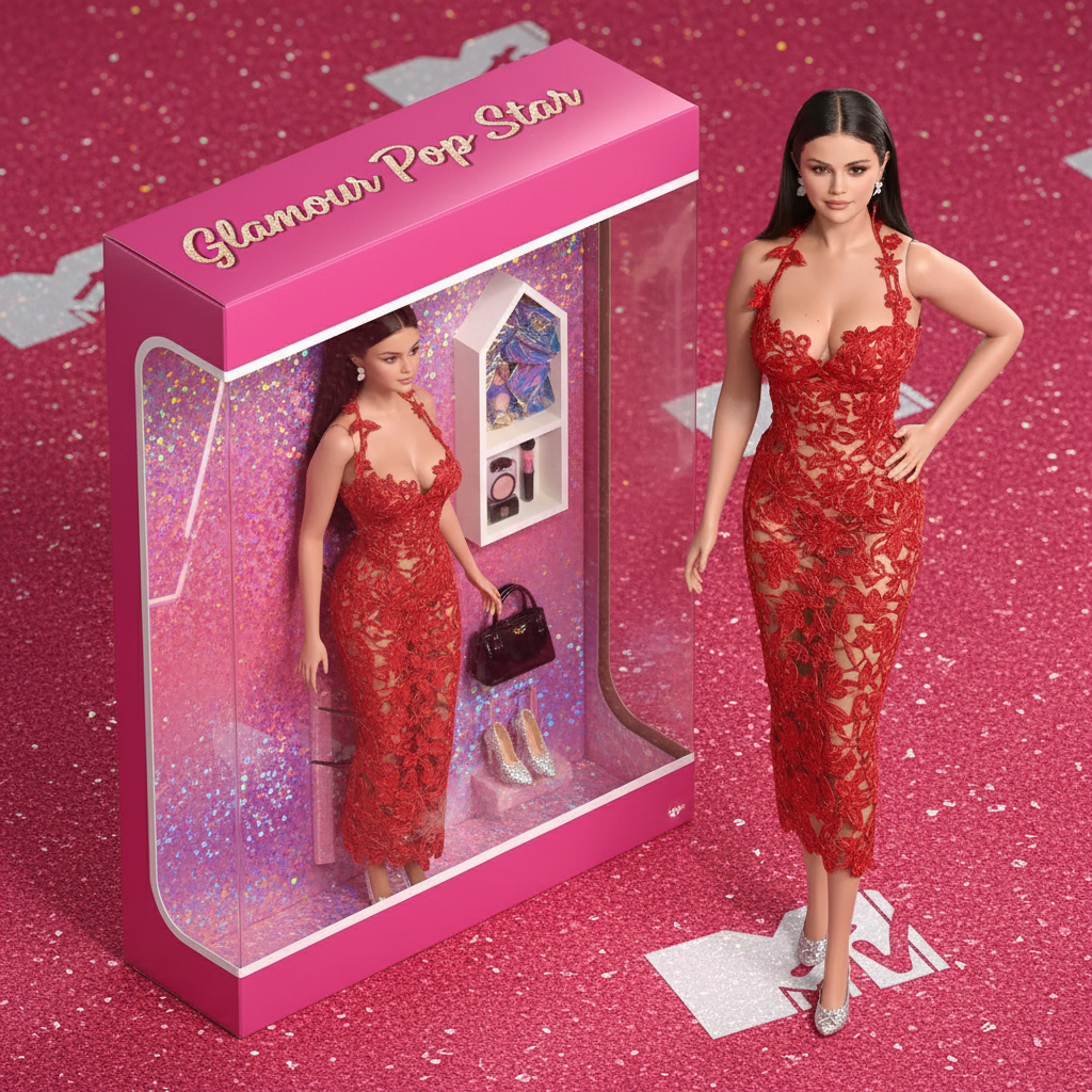 Transformed into Barbie 3D figurine