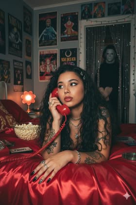 90s nostalgia with horror elements